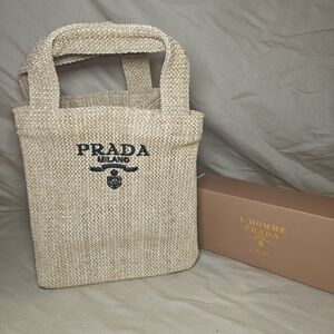 Prada Milano Raffia Tote Bag - NWB